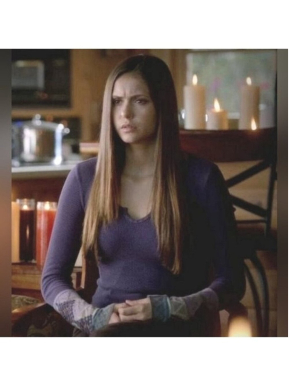 ASO Elena Gilbert Vampire Diaries Free People Kombucha Top Size M Y2K As Seen On